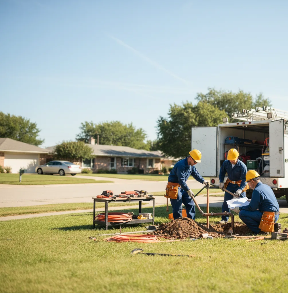 Sewer Line Repair in Schulenburg, TX